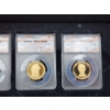 Image 3 : Set of Certified 2010-S Presidential Dollar Coins ANACS PR70 DCAM in Wooden Display Box 
Fillmore, P