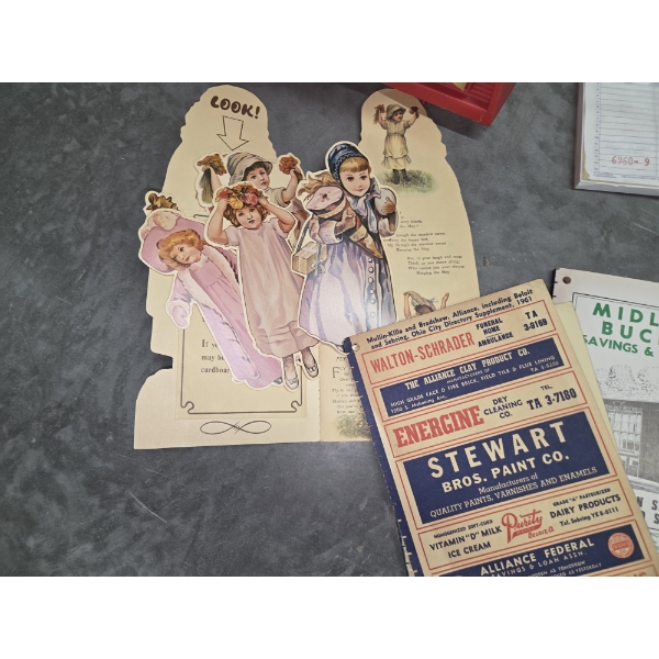 Vintage Target Game, Paper Dolls, Post Cards, Picture & More!