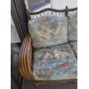 Image 2 : *Pick Up At Mantua Home-No Shipping Available* Beautiful Classic 78Lx34H Wicker Rattan Sofa With Fab