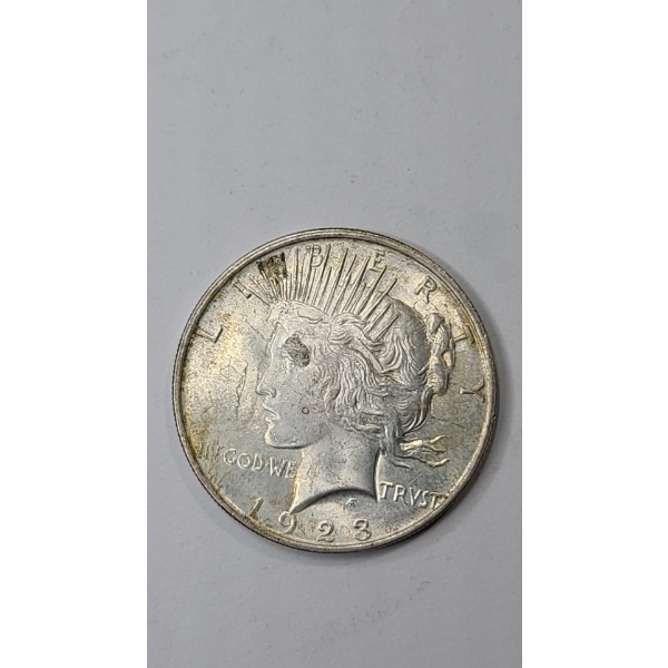 United States 1923 90% Silver Peace Dollar