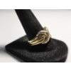 Image 2 : 14K Gold Statement Ring Size 7 - TW: 4.1g