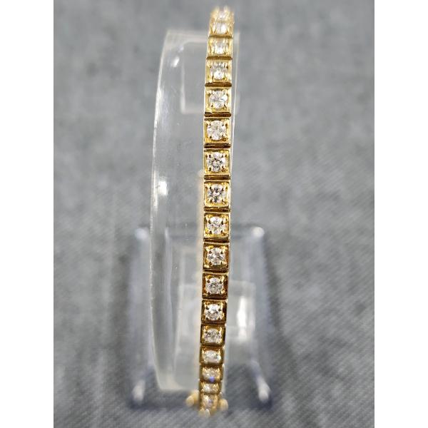 Stunning 14K Gold Ladies Diamond Tennis Bracelet Ft. 4 Carats of Diamond Total Weighing 20.1 Grams 