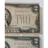 Image 5 : Series 1928 D, 1953 A $2 Red Seal Notes & Watergate Novelty Note - Face Value: $4.00