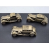 Image 1 : 6.5''  1936 Cord, 1937 Rolls Royce, 1933 Duesenburg Bronze Coin Banks In Great Condition 