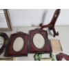 Image 5 : Lot of Assorted Sizes and Shapes Picture Frames and Wall Clock