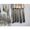 Image 4 : Silverplated Utensils Set - 16 Pieces TW: 838.9g