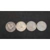 Image 2 : Assorted Years/Mint Marks 90% Silver Standing Liberty & Washington Quarters - Face Value: $1.00