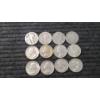 Image 1 : Assorted Years 90% Silver Standing Liberty, Barber & Washington Head Quarters - FV $3