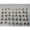Image 2 :  Lot Of 40 Coins In Case Holders - Great Condition