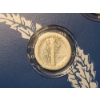 Image 12 : American Historic Society 4 Mercury Silver Dime Display W/13C US Stamp-Ft. 1923, 1924-S, 1925 & 1926