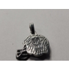 Image 2 : Tampa Bay Buccaneers GLD NFL 14K White Gold-Plated Helmet Logo Pendent