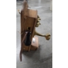 Image 7 : Vintage Collectables Including Oak Wall Telephone, 2 Handmade Step Stools And Sewing Basket