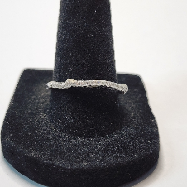 Sterling Silver Ring - Size ~9 - TW: 1.6g
