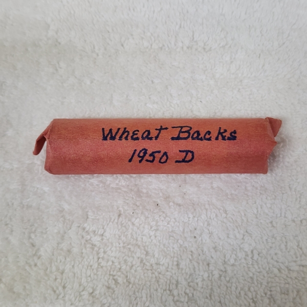 $0.50 United States Wheat Penny Roll ~ Uncounted, Unsearched & Unverified! ~ 50 U.S. WHEAT PENNIES!