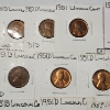 Image 3 : Lot of 33 Assorted Lincoln Wheat Cents - 1950's - Various Conditions & Errors - Face Value: $0.33