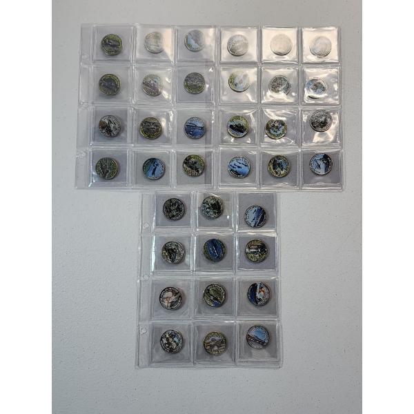 Collection of Commemorative Korean War Colorized Half Dollars FV: $18.00