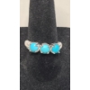 Image 6 : Women's Sterling Silver 16" Necklace, Size 7 Ring & Earrings Set - Total Weight: 7.7g