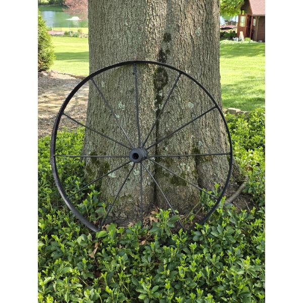 38" Metal Wagon Wheel 