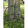 Image 1 : 38" Metal Wagon Wheel 