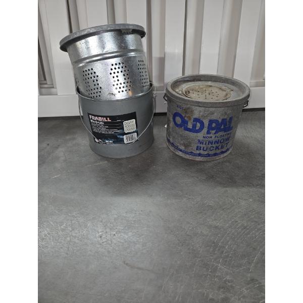 Vintage Minnow Buckets In Tip Top Shape!