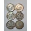 Image 5 : $3.00 Face Value of Assorted U.S. 90% Silver Half Dollars: Franklin & Walking Liberty