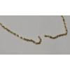 Image 2 : 10K Yellow Gold Twisted Rope Necklace (Broken) - Weight: 10.0g