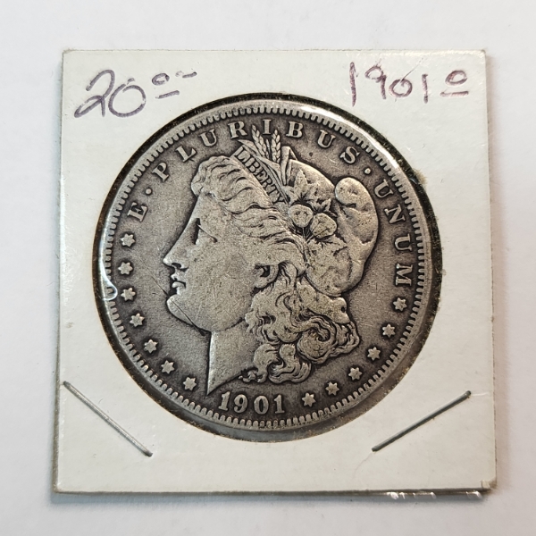 1901-O Silver Morgan Dollar - 90% Silver U.S. Coin