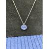Image 1 : Sterling Silver Peace Necklace on Chain - ~17.5 inches - 3.4 Grams