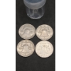 Image 3 : 1953, 1957, 1963 90% Silver Franklin Half Dollars In Coin Holder - Face Value: $2.00