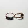 Image 5 : Two Vintage 10K Gold Rings -Total Weight: 2.5g