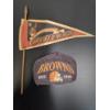Image 1 : Cleveland Browns Patch And 1997 Cleveland Indians Pennant 