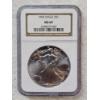 Image 1 : NGC MS69 Graded "1992" Silver 1oz. Eagle