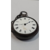Image 5 : Antique Silver H Harvey London Size 18 Pocket Watch With Key - Non-Working - Weight: 135.6g