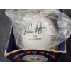 Image 6 : Three Replica Signature Commemorative Baseballs Ft. Alomar, Ryan & Babe Ruth ~ Like New!
