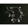 Image 1 : Sterling Silver Charm Bracelet - approx 8" - 22.0g TW