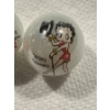 Image 4 : 3 Vintage Betty Boop One Inch Shooter Marbles - Mint Condition - Limited Edition