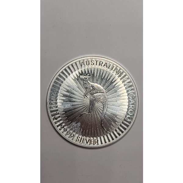 2022 Australian Kangaroo 1 oz .9999 Fine Silver Coin