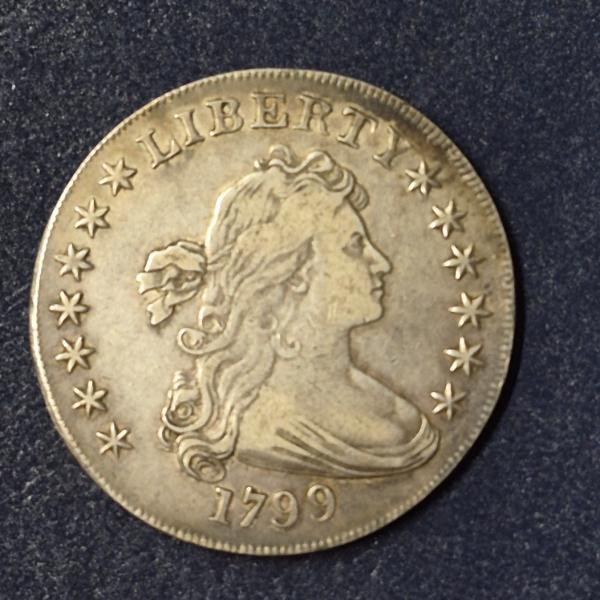 SPECIAL OFFERING - RARE RARE RARE 1799 Draped Bust Us One ($1) Silver Dollar - RARE Opportunity