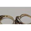 Image 9 : (2) 10K Yellow Gold Women's Rings -"Dianne" & Red And Diamond Ruby Ring - Size 7 -Total Weight: 3.9g