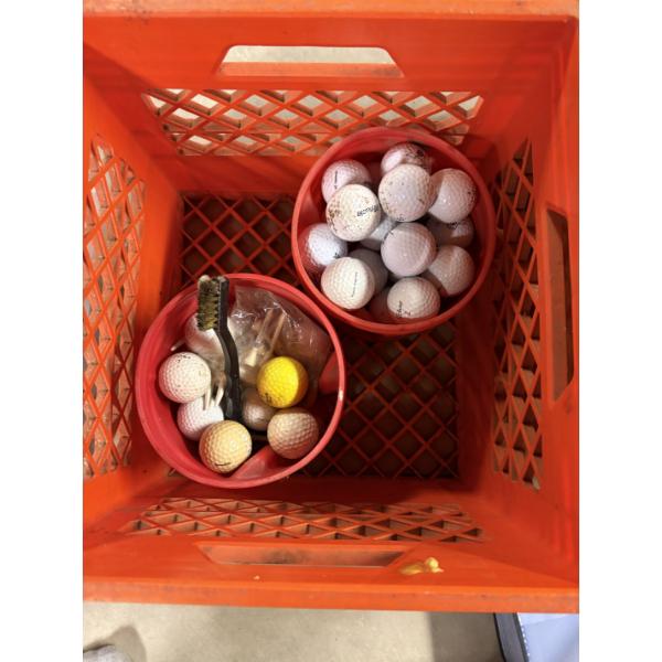 *Pick Up At Mantua Home-No Shipping Available* Tons of Golf Balls with Orange Crate