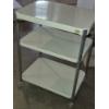 Image 2 : PICKUP IN CANTON -  VINTAGE METAL 3 SHELF ROLLING CART - GREAT CONDITION