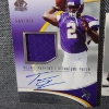 Image 3 : Two Upper Deck Rookie Authentic Minnesota Vikings Numbered Patch Cards Ft. Autographed Card