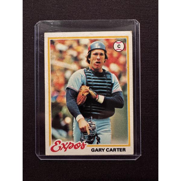 1978 Gary Carter Expos Topps Baseball Card - Excellent Condition