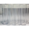 Image 3 : Lot of 13 Clear Plastic Coin Storage Tubes for Pennies