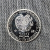 Image 2 : One Troy Ounce .999 Fine Silver 2021 Republic of Armenia 500 Dram Noah's Ark Round