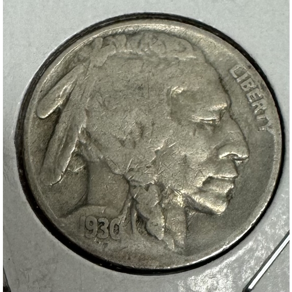 1930 United States Buffalo Nickel (aka Indian Head Nickel)- Incredible Condition