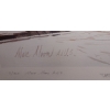 Image 3 : 34" x 28" Framed "Birds Sitting On winter Fence Scene" Marc Moon Signed & Numbr'd Ltd Ed - A W S
