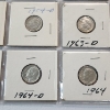 Image 8 : $1.80 Face Value of Assorted Years 90% Silver Roosevelt Dimes