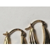 Image 7 : Lot of 14K Gold Jewelry - Bracelet, Earrings, Ring - Total Weight: 4.4g 