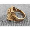 Image 4 : 10K Gold Looney Tunes Tasmanian Devil Ring Weighing 6.7 Grams - Size 9.5